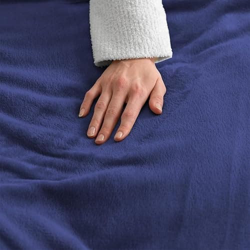 Good Nite Couvertures et Plaids Marine 150x200cm Couverture en Flanelle, Couverture Chaude de Canapé, Jete de lit, utilisable des Deux côtés thumbnail 3