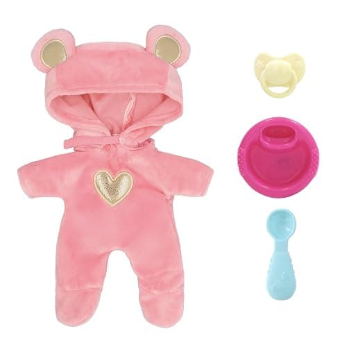 CRY BABIES LOVING CARE Nina Nurturing Doll Loving Care Nina, Cries Real Tears, Soft Pajamas & Includes 4 Accessories Kids Age 3 and Up thumbnail 5