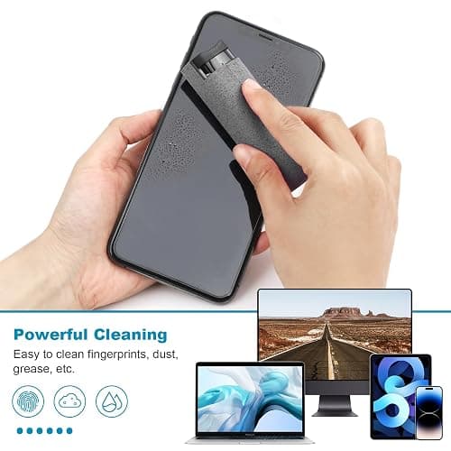 6 Pack Screen Cleaner 3-in-1 Touchscreen Mist Cleaner Spray and Microfiber Cloth Built-in Cleaning Solution Portable Reusable Fingerprint-Proof Spray Bottle for Phone Laptop iPad TV Monitor Car Screen thumbnail 3