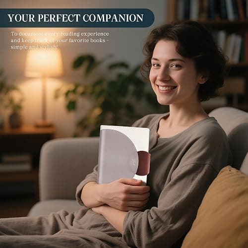 BIROYAL Reading Journal - 52 Reviews, Review and Track Your Reading, 175 Pages Book Reading Tracker Journal for Book Lovers & Readers, A5 Hardcover Reading log thumbnail 8