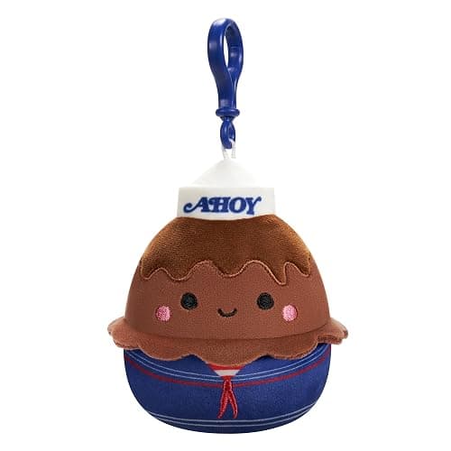 Squishmallows Original “Stranger Things” 3.5-Inch Chocolate Pudding + USS Butterscotch 2-Pack - Official Jazwares Plush (Clips) thumbnail 4