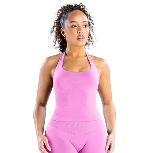 TRYTO Impact Halter Top Sports Yoga Tanks Women Workout Fitness Gym Outdoor Running Tank Tops thumbnail 8