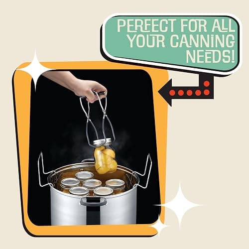 CONCORD 20 Quart Stainless Steel Canning Pot Set. Includes Canning Rack, Tongs, Jar Lifter, Funnel, Wrench, Lid Lifter, Mixer/Measurer (Induction Compatible) thumbnail 9