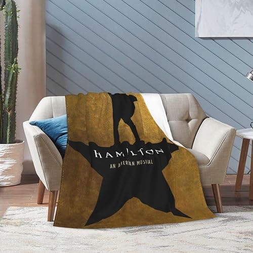 RREFXCDFGRF Hamilton Music The and Musical Blanket Flannel Fleece Blankets Fashion Cozy Living Room Couch Bedroom Home Sofa Decor 40"x30" | Cozy, Musical, Fashion, Home, Bedroom, Living Room, Sofa, Couch, Decor, Blankets thumbnail 7