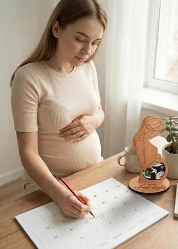 Heart's Sign Sonogram Picture Frame - Pregnancy Gifts | Pregnant Wife Gift | Ultrasound Photo Frame, Gift for Expecting Moms, Gifts for Pregnant Women, Mom to be Gifts, Mothers Day Gift thumbnail 7