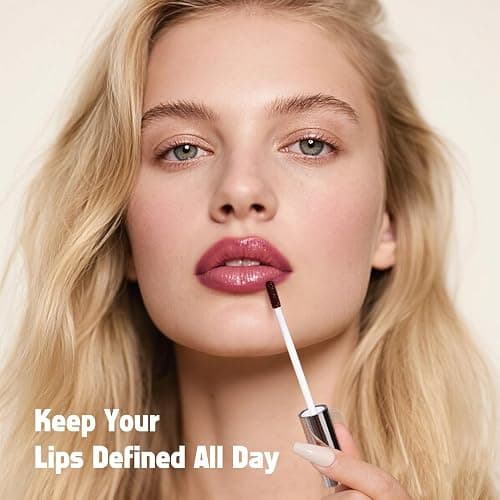 KIMUSE Peel Off Lip Liner Stain, Long Lasting Lip Tint Stain Peel Off, Waterproof, Transfer Proof, Highly Pigmented Color Peel Off Lip Stain Liner, Matte Finish thumbnail 6