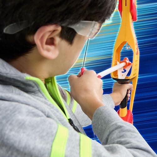Nerf Pyrostrike Megabow, 42-Inch Bow Fires Arrows Up to 105 Feet, 2 Arrows with Soft Tips, Kids Outdoor Toys, Ages 10+ (Amazon Exclusive) thumbnail 5