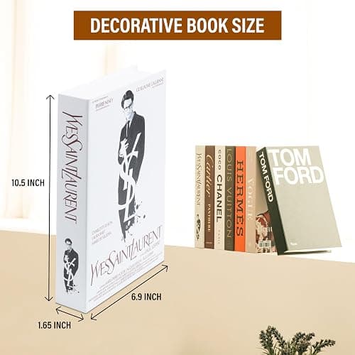 PROBENEX Luxe Large | 4 PCS Decorative Books for Home Decor | Coffee Table Book Decor | Faux Books for Decoration | Aesthetic Shelf & Bookshelf Decor for Living Room, Bedroom, or Office thumbnail 3