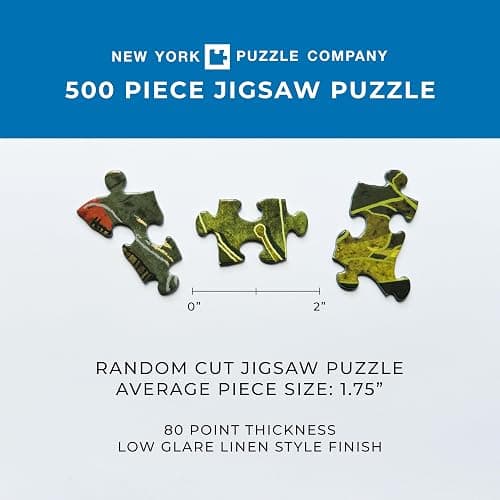 New York Puzzle Company - Harry Potter Book Cover Collage - 500 Piece Jigsaw Puzzle for Family Game Nights by Mary GrandPré thumbnail 5