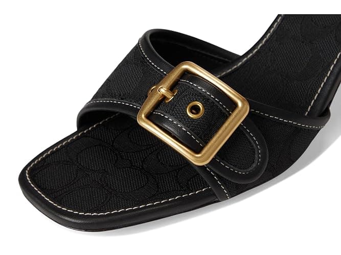 COACH Women's Margot Sandals in Signature Textile Jacquard thumbnail 6