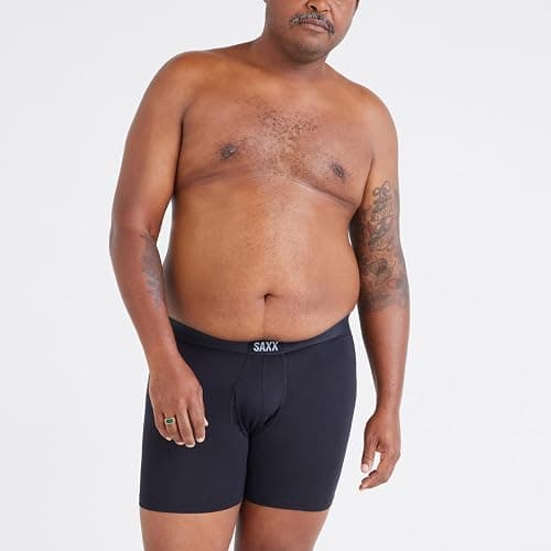 SAXX Underwear Co. Men's Underwear with Pouch Support Ultra Boxer Brief Fly, 5 or 7 Pack thumbnail 2