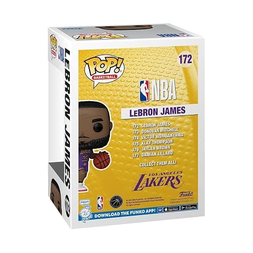 Funko POP! NBA: Lakers - Lebron James - Collectable Vinyl Figure - Gift Idea - Official Merchandise - for Kids & Adults - Sports Fans - Model Figure for Collectors and Display thumbnail 3