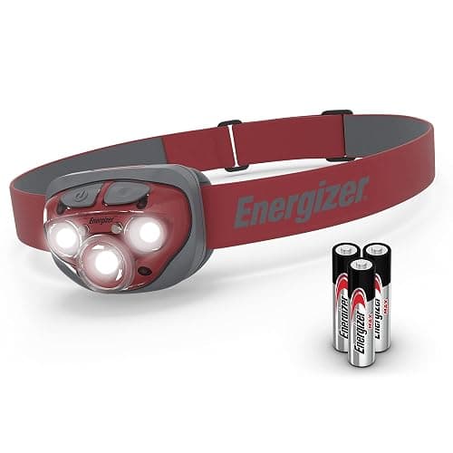 Energizer Vision HD+ LED Headlamp, Water Resistant Bright Headlamp with Digital Focus, Camping Gear and Emergency Light, Batteries Included, Pack of 1 - Image 1