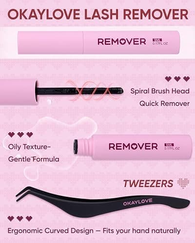 OKAYLOVE Manga Lash Clusters Kit, BUNNY 8-18mm Anime Cluster Eyelash Extensions Kit, 120pcs Fairy Wipsy Lashes Clear Band Natural Eyelashes with Bond and Seal, Remover, Tweezers thumbnail 8
