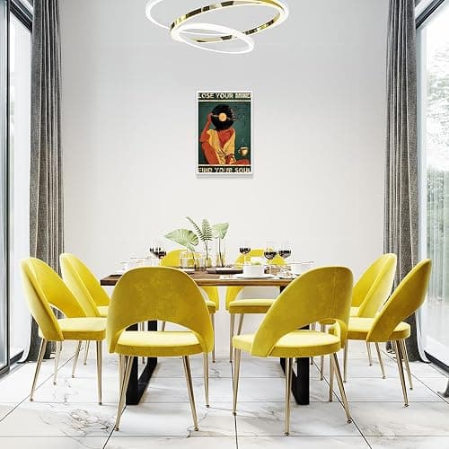 Vintage Lose Your Mind Find Your Soul Poster Mental Health Inspirational Quote Wall Art Abstract Broken Music Girl Prints Painting For Living Room Bedroom Office Wall Decor 12x16in Unframed thumbnail 5