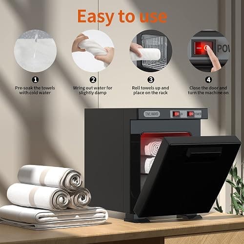 Asiakarn Towel Warmer, Hot Towel Warmers Spa, 5L Mini Towel Warmer, Small Towel Warmer for Facials. thumbnail 4