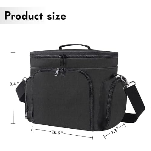 Portable Nintendo Switch Case Large Carrying Storage Bag Compatible with Nintendo Switch/Switch OLED/ Switch Lite, Soft Lining Hard Case for Nintendo Switch Console Pro Controller & Accessories thumbnail 2
