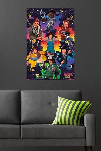 Netflix Stranger Things: Tales From ’85 (2026) - Hero Grid Wall Poster, 34L" x 22.4W", Premium Unframed Version thumbnail 4
