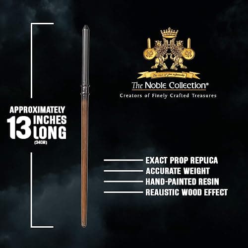 The Noble Collection Draco Malfoy Wand in Ollivanders Box 13.5 inch Draco Malfoy Wand With Original Ollivanders Wand Box - Harry Potter Film Set Movie Props Wands thumbnail 3