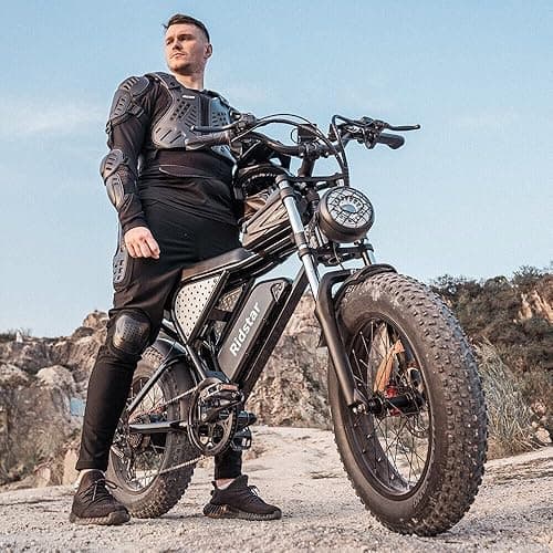 Electric Bike for Adults Q20, 2000/1500W, 37/30MPH,52V 40AH,48V/20AH E-Bike,30-180 Miles Electric Motorcycle, 20" Fat Tire Dirt Bike, UL2849 All Terrain for Mountains, Snow, Sand, Road - 𝗤𝟮𝟬-𝟭𝟱𝟬𝟬𝗪 𝟰𝟴𝗩𝟮𝟬𝗔𝗛 thumbnail 7