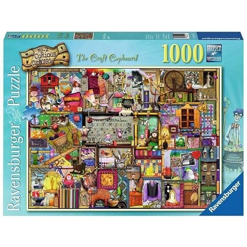 Ravensburger Craft Cupboard Puzzle - Premium 1000-Piece Jigsaw | Unique Softclick Technology | Perfect for Brain Game Enthusiasts | FSC-Certified for Sustainability - Image 1