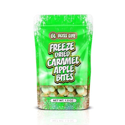 Caramel Apple Bites Freeze Dried Fruit Candy from TikTok, ASMR Crunchy Candy, Sweet and Sour Kids Snacks, Unique Novelty Snack for Kids 1.5 OZ thumbnail 9