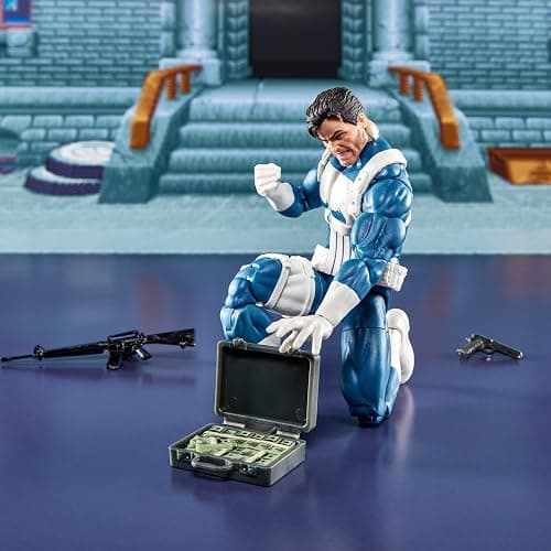 Marvel Legends Series Gamerverse Punisher & Nick Fury, Retro Video Game-Inspired Collectible 6-Inch Action Figures thumbnail 6