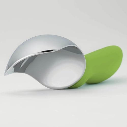 Spring Chef Green Heavy Duty Ice Cream Scoop with Non-Slip Handle - Professional Metal Ice Cream Scooper for Cookie Dough, Frozen Yogurt, Gelato, Sorbet, Melon - Dishwasher Safe Kitchen Tool thumbnail 8