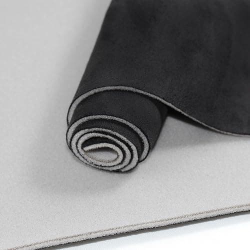 Suede Headliner Fabric with Foam Backing - Black Suede Headliner wrap Interior Material for Car/Truck/SUV/RV Roof, Home Repair/DIY Headliner Material Automotive Headliner Fabric (Black, 96"×60“) thumbnail 6