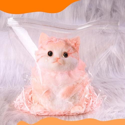 Big Taba Cat, Handmade Large Cat Taba Squishy Toys, Stress Relief, Funny, Cute Soft Cat Squishy Stress Toy Gifts (Large Pink Cat) thumbnail 3
