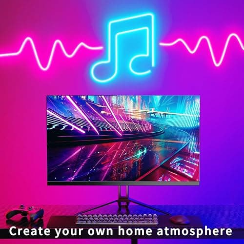 segrass 66ft Waterproof LED Strip Lights with Remote,Color Changing Music Sync App Control LED Lights for Bedroom, Living Room, Dorms, Room Décor thumbnail 4