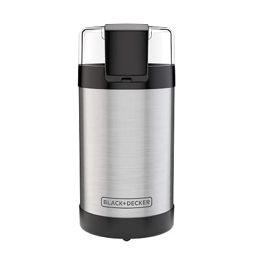 BLACK+DECKER One Touch Coffee Grinder, 2/3 Cup Coffee Bean Capacity, Spice Grinder, One Touch Push-Button Control -150 Watts -Stainless Steel Blades thumbnail 8