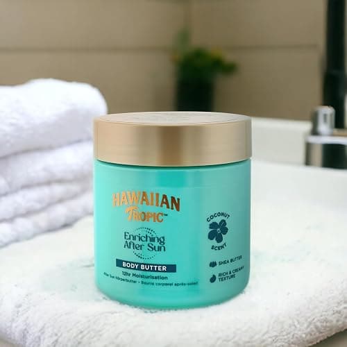 Hawaiian Tropic | Beurre Corporel Après-Soleil Enrichissant - 250 ml, Hydratation 12 Heures, au Beurre de Karité, Parfum de Noix de Coco, Végan thumbnail 8