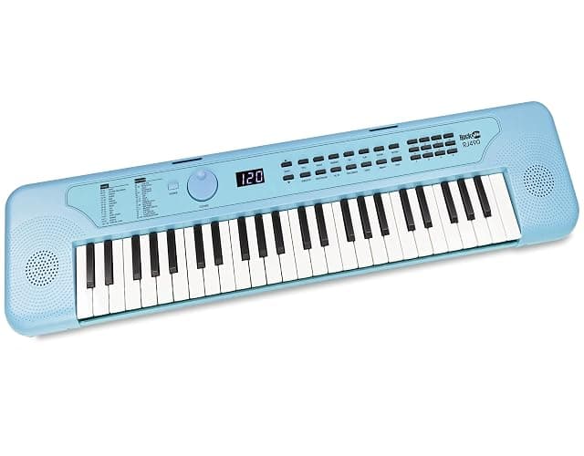 RockJam 49 Key USB Keyboard Piano with Lessons & Keynote Stickers - Image 1