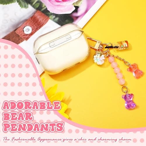 Ecally Cute Resin Bear Keychain Macaron Bear Keychains Candy Pendant Jewelry Gift Bag Key Ring Accessories for Girl Women thumbnail 6