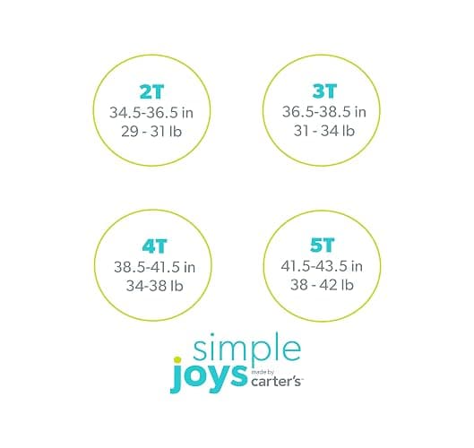 Simple Joys by Carter's girls 6-piece Snug Fit Cotton Pajama Set thumbnail 6