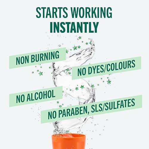 TheraBreath Fresh Breath Oral Rinse, Clinically Shown to Fight Bad Breath for 12 Hours, Alcohol-Free & Dye-Free Mouthwash, Certified Vegan, Halal, Kosher & Gluten-Free - Mild Mint, 473ml (Pack of 1) thumbnail 3