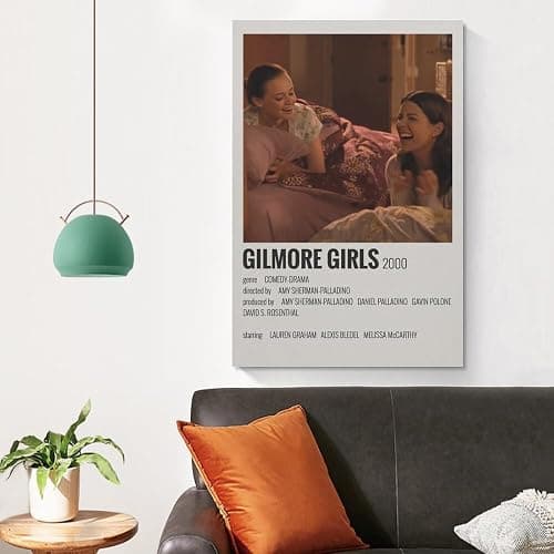 Tv Series Movie Poster Gilmore Girls 90s Minimalist Poster Canvas Painting Wall Art Poster for Bedroom Living Room Decor 16x24inch(40x60cm) Unframe-style thumbnail 4