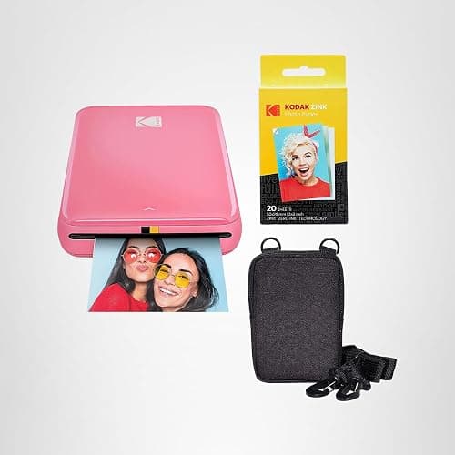 KODAK Step Instant Photo Printer with Bluetooth/NFC, Zink Technology & KODAK App for iOS & Android (Pink) Go Bundle thumbnail 5