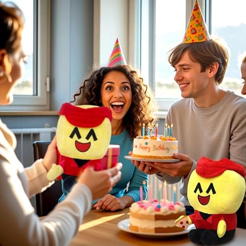 HHWZOH 8 Inch Cartoon Plush, Stuffed Figure Pillow for Room Decor for Video Game Fans thumbnail 5