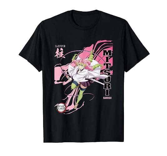 Demon Slayer: Infinity Castle Mitsuri Kanroji Love Art T-Shirt - Image 1