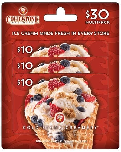 Cold Stone Creamery Gift Cards, Multipack of 3 - $10 - Image 1