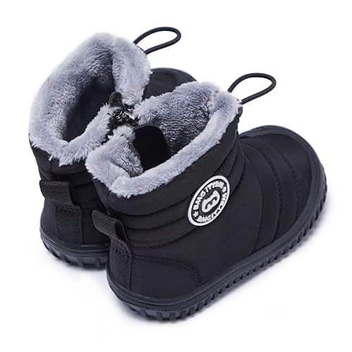 BMCiTYBM Toddler Baby Snow Boots Winter Shoes Boys Girls Cold Weather Baby Faux Fur Shoes thumbnail 5