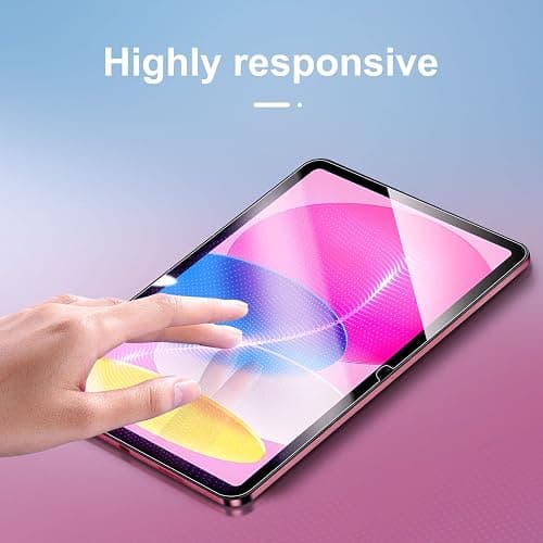 NEW'C 2 Pack Designed for iPad (A16) 11th Generation 2025, iPad 10th Generation 10.9 inches 2022 Screen Protector Tempered Glass, Bubble Free, Ultra Resistant (Easy Installation Frame) thumbnail 7