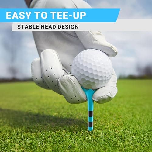 Full Choice Professional Plastic Golf Tees 100 Pack (3-1/4"), Enhanced Durability & Stability, Engineered to Minimize Friction and Side Spin thumbnail 5