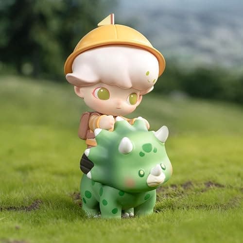 POP MART DIMOO Jurassic World Series Blind Box Figures, Random Design Action Figures Collectible Toys Home Decorations, Holiday Birthday Gifts for Girls and Boys, Single Box thumbnail 5