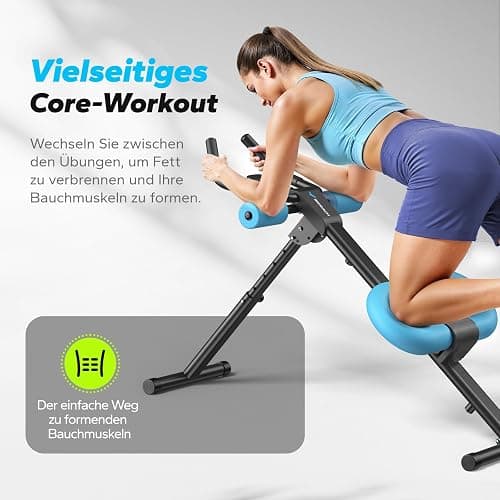 MERACH Bauchtrainer Bauchmuskeltrainer für Zuhause Multifunktionale Trainingsgerät für Ganzkörpertraining Abdominal Ab Machine mit LCD-Monitor thumbnail 2