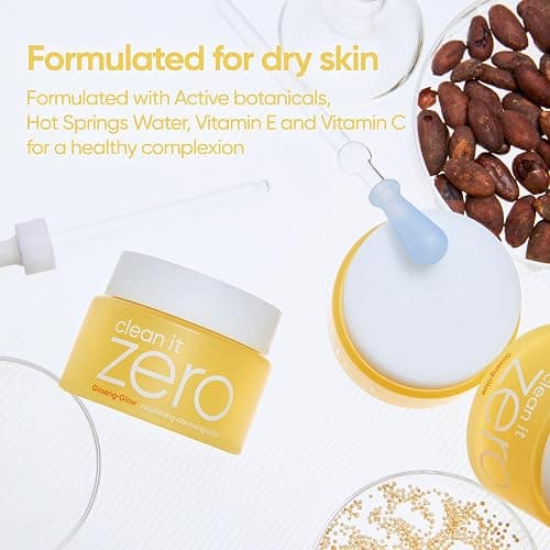 BANILA CO Clean it Zero Nourishing Cleansing Balm | Korean Makeup Remover for Dry Skin | Vegan | Made with Ginseng Root & Soybean Peptide (100ml / 3.38 fl. oz + Gift) thumbnail 4