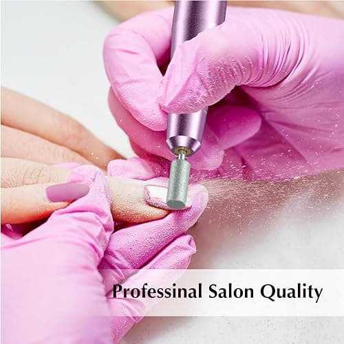 COSLUS Electric Nail Drill File Professional: for Acrylic Gel Dip Powder Nails Portable Nail Machine Kit Manicure Pedicure Tools Polishing Set with Nail Drill Bits Sanding Bands thumbnail 4