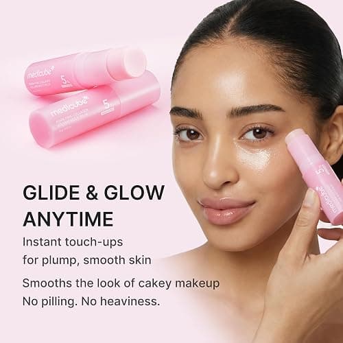 medicube PDRN Pink Collagen Volume Multi Balm Stick | Volufiline, PDRN, NAD, Collagen | Face & Body Balm for Under-Eyes, Neck, Forehead, Smile Lines, Lips | Plumping, Radiance, Line Care | K-Beauty thumbnail 6
